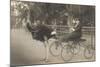 Matron in Ostrich Cart-null-Mounted Art Print