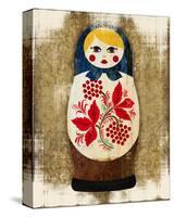 Matryoshka, Russian Doll Katya-null-Stretched Canvas