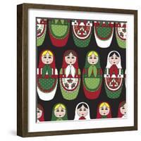 Matryoshka-Joanne Paynter Design-Framed Giclee Print