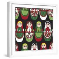 Matryoshka-Joanne Paynter Design-Framed Giclee Print