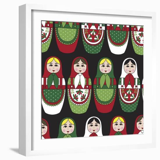 Matryoshka-Joanne Paynter Design-Framed Giclee Print