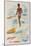 Matson Lines Travel Poster Hawaii Surfer-null-Mounted Giclee Print