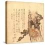 Matsu No Hora No Takasago No Jo to Uba-Katsushika Hokusai-Stretched Canvas