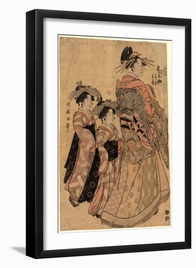 Matsubaya Uchi Somenosuke-Kitagawa Utamaro-Framed Giclee Print