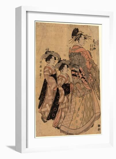 Matsubaya Uchi Somenosuke-Kitagawa Utamaro-Framed Giclee Print