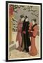 Matsuchiyama No Yukimi-Torii Kiyonaga-Framed Giclee Print