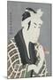 Matsumo Koshiro IV in the Role of Gorebei, the Fish Merchant of Sanya-Toshusai Sharaku-Mounted Giclee Print