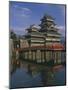 Matsumoto Castle and Moat, Nagano Ken, Japan, Asia-null-Mounted Photographic Print