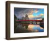 Matsumoto Castle in Matsumoto Nagano, Japan-Phattana-Framed Art Print