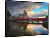 Matsumoto Castle in Matsumoto Nagano, Japan-Phattana-Framed Stretched Canvas