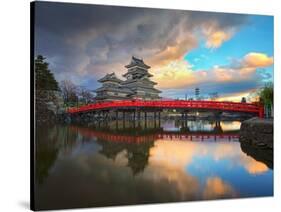 Matsumoto Castle in Matsumoto Nagano, Japan-Phattana-Stretched Canvas