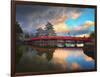 Matsumoto Castle in Matsumoto Nagano, Japan-Phattana-Framed Art Print