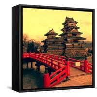 Matsumoto Castle, Japan-Neale Cousland-Framed Stretched Canvas