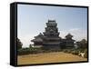 Matsumoto Castle, Nagano Prefecture, Kyoto, Japan-Christian Kober-Framed Stretched Canvas