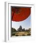 Matsumoto Castle Under Red Parasol, Nagano Prefecture, Kyoto, Japan-Christian Kober-Framed Photographic Print