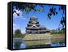 Matsumoto-Jo Castle, Matsumoto, Japan-David Poole-Framed Stretched Canvas