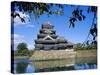 Matsumoto-Jo Castle, Matsumoto, Japan-David Poole-Stretched Canvas