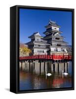 Matsumoto-Jo (Matsumoto Castle), Central Honshu, Japan-Gavin Hellier-Framed Stretched Canvas