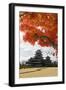 Matsumoto-Jo (Wooden Castle) in Autumn, Matsumoto, Central Honshu, Japan, Asia-Stuart Black-Framed Photographic Print