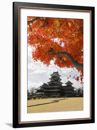 Matsumoto-Jo (Wooden Castle) in Autumn, Matsumoto, Central Honshu, Japan, Asia-Stuart Black-Framed Photographic Print