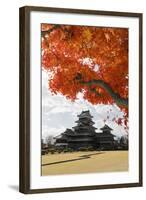 Matsumoto-Jo (Wooden Castle) in Autumn, Matsumoto, Central Honshu, Japan, Asia-Stuart Black-Framed Photographic Print