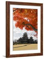 Matsumoto-Jo (Wooden Castle) in Autumn, Matsumoto, Central Honshu, Japan, Asia-Stuart Black-Framed Photographic Print