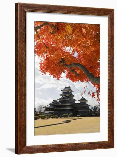 Matsumoto-Jo (Wooden Castle) in Autumn, Matsumoto, Central Honshu, Japan, Asia-Stuart Black-Framed Photographic Print