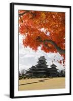 Matsumoto-Jo (Wooden Castle) in Autumn, Matsumoto, Central Honshu, Japan, Asia-Stuart Black-Framed Photographic Print