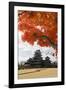 Matsumoto-Jo (Wooden Castle) in Autumn, Matsumoto, Central Honshu, Japan, Asia-Stuart Black-Framed Photographic Print