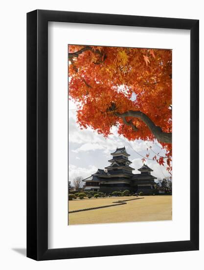 Matsumoto-Jo (Wooden Castle) in Autumn, Matsumoto, Central Honshu, Japan, Asia-Stuart Black-Framed Photographic Print