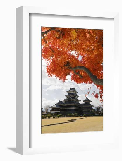 Matsumoto-Jo (Wooden Castle) in Autumn, Matsumoto, Central Honshu, Japan, Asia-Stuart Black-Framed Photographic Print