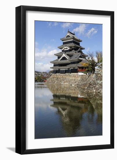 Matsumoto-Jo (Wooden Castle), Matsumoto, Central Honshu, Japan, Asia-Stuart Black-Framed Photographic Print