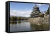 Matsumoto-Jo (Wooden Castle), Matsumoto, Central Honshu, Japan, Asia-Stuart Black-Framed Stretched Canvas