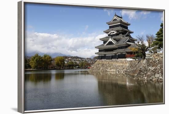 Matsumoto-Jo (Wooden Castle), Matsumoto, Central Honshu, Japan, Asia-Stuart Black-Framed Photographic Print