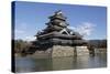 Matsumoto-Jo (Wooden Castle), Matsumoto, Central Honshu, Japan, Asia-Stuart Black-Stretched Canvas