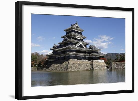 Matsumoto-Jo (Wooden Castle), Matsumoto, Central Honshu, Japan, Asia-Stuart Black-Framed Photographic Print