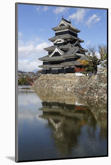 Matsumoto-Jo (Wooden Castle), Matsumoto, Central Honshu, Japan, Asia-Stuart Black-Mounted Photographic Print