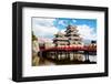 Matsumoto Temple Nagano Japan-null-Framed Art Print