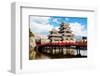 Matsumoto Temple Nagano Japan-null-Framed Art Print