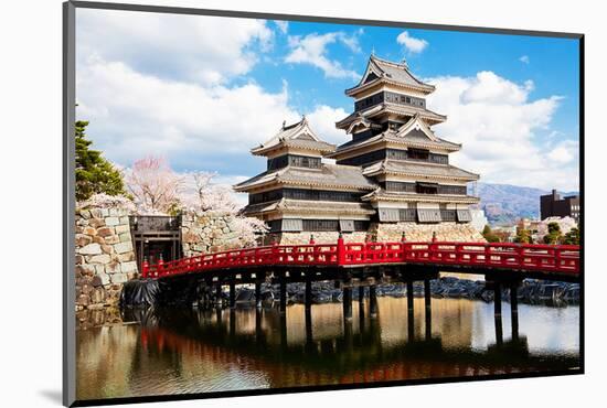 Matsumoto Temple Nagano Japan-null-Mounted Art Print