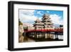 Matsumoto Temple Nagano Japan-null-Framed Art Print