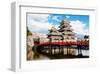 Matsumoto Temple Nagano Japan-null-Framed Art Print