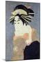 Matsumoto Yonesaburo in the Role of the Courtesan Kewaizaka No Shosho (Shinobu)-Toshusai Sharaku-Mounted Giclee Print