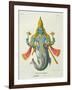 Matsyavatara or Matsya, from 'L'Inde Francaise...', Engraved by Marlet and Cie, Pub Paris 1827-1835-A. Geringer-Framed Giclee Print