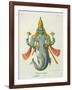 Matsyavatara or Matsya, from 'L'Inde Francaise...', Engraved by Marlet and Cie, Pub Paris 1827-1835-A. Geringer-Framed Giclee Print