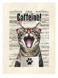 Cat Caffeine-Matt Dinniman-Art Print
