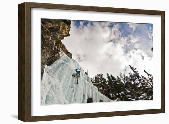 Matt Lloyd, Leading the Shroud Wi 4, Officers Gulch, Summit County Colorado-Daniel Gambino-Framed Photographic Print