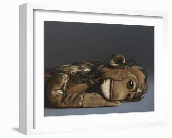 Matt Monkey, 2016,-Peter Jones-Framed Giclee Print