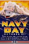 Navy Day October 27th Poster-Matt Murphey-Mounted Giclee Print