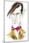 Matt Smith as Doctor Who in BBC television series of same name-Neale Osborne-Mounted Giclee Print